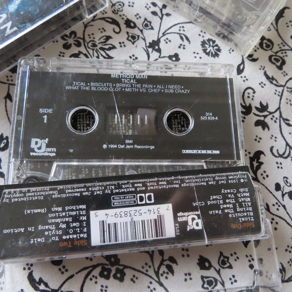 Method Man Tical 2000 Rap Hip Hop Cassette Tape 1994 & 1998 - Def Jam blackout - Picture 4 of 5
